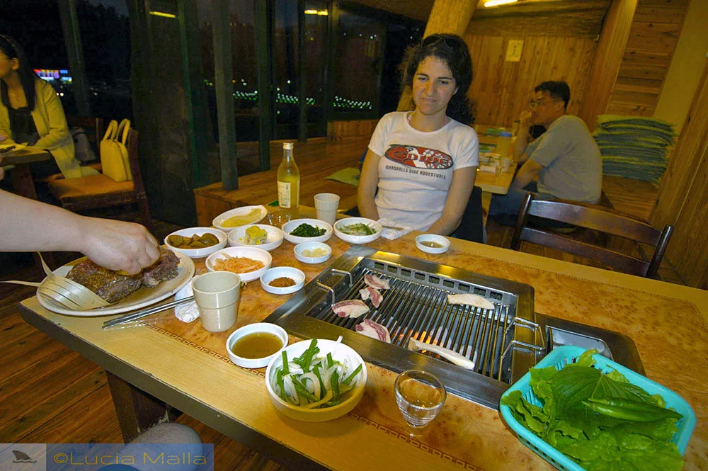 Restaurante de kalbi - coreano com pimenta