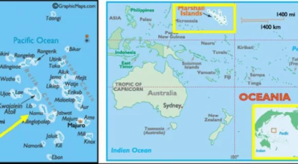 Atol de Namu, Ilhas Marshall, Pacífico Norte
