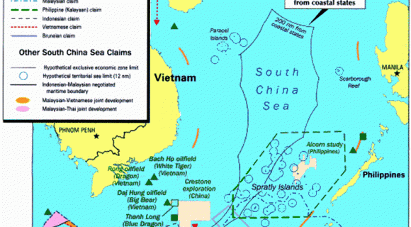 Disputa no dia da água: Ilhas Spratly