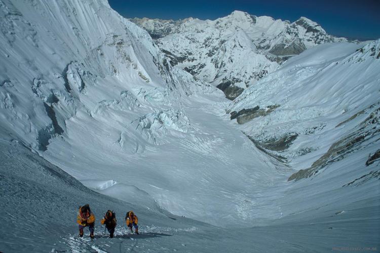 Escalada do Everest - a face do Lhotse