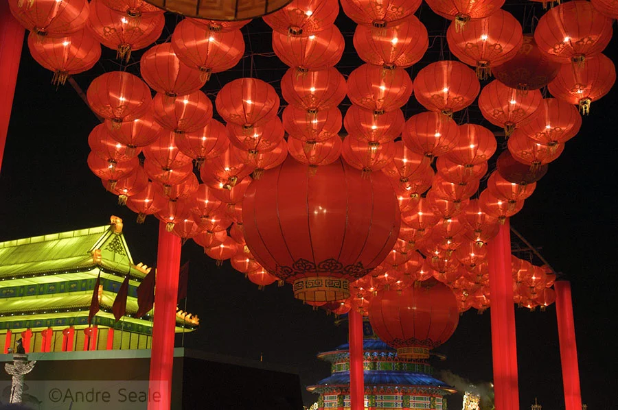 Réplica do Palácio Gyeongbokgung de Seul - Festival de Luzes