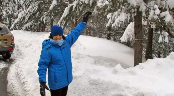 Que frio na Coréia do Sul!
