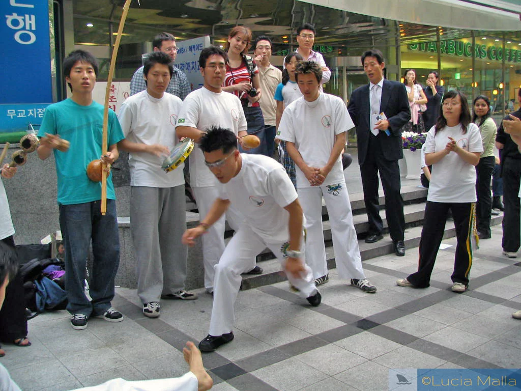 Capoeira brasileira em Seul - Festival Hi Seoul