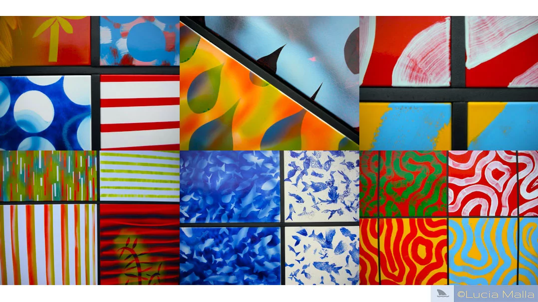 Mosaicos coloridos - St. Katherine's Docks