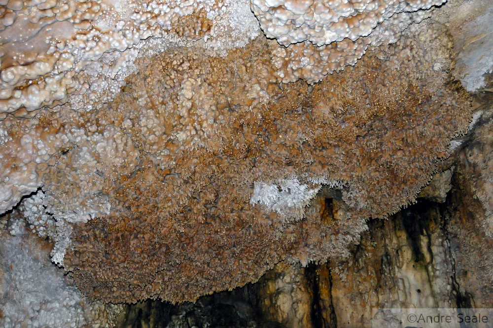 Rapel e mergulho no Abismo Anhumas - estalactites - formações geológicas