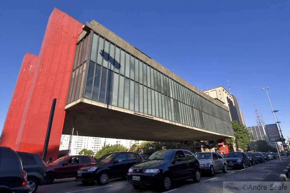 Cartões postais de São Paulo - MASP - Avenida Paulista