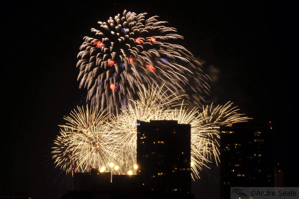 Fogos de 4 de julho - Honolulu