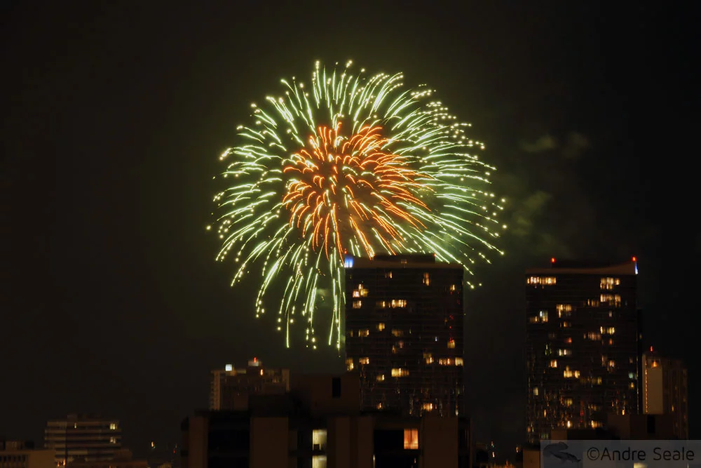 Fogos de 4 de julho - Honolulu