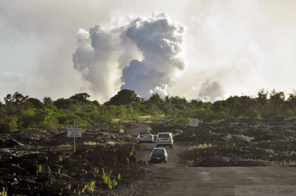 Estrada em Kapalana - Big Island