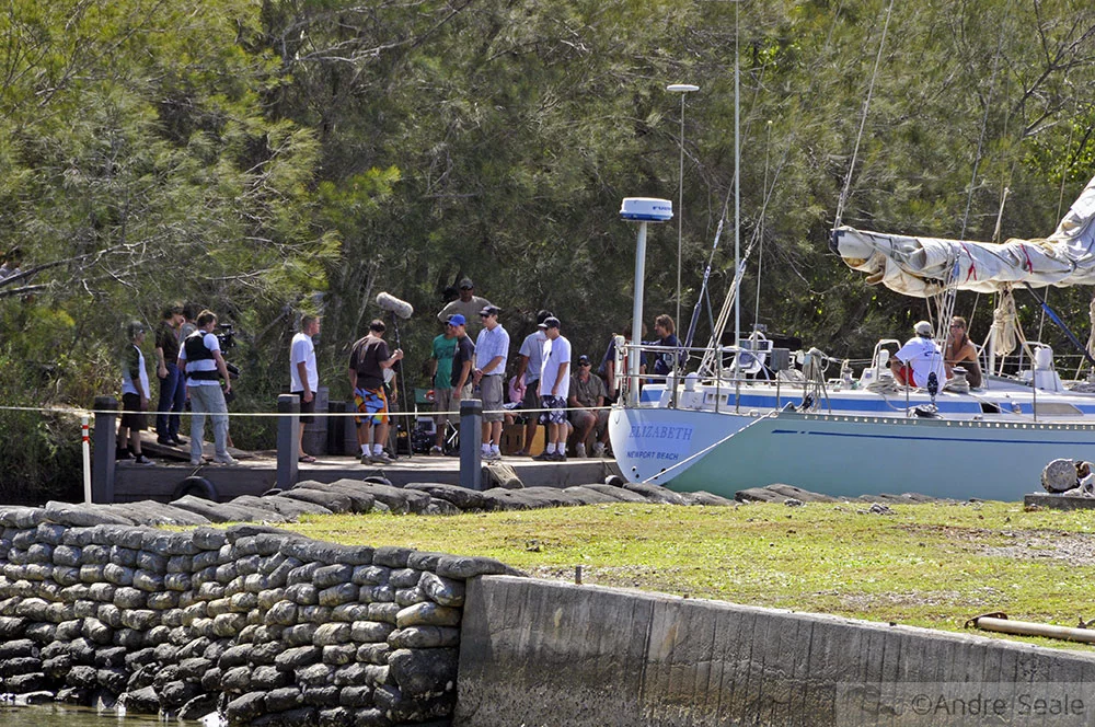 Gravação do seriado Lost na ilha dos Outros