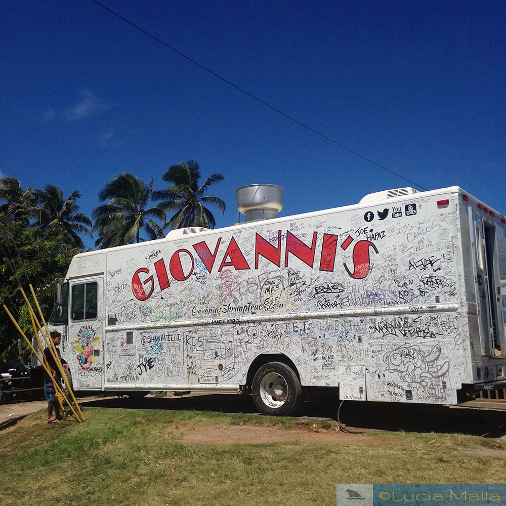 Trailler de camarão do Giovanni's