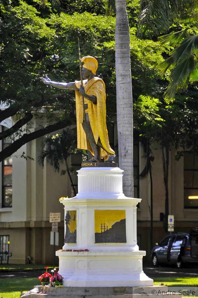 Estátua do Rei Kamehameha I - Oahu - Havaí