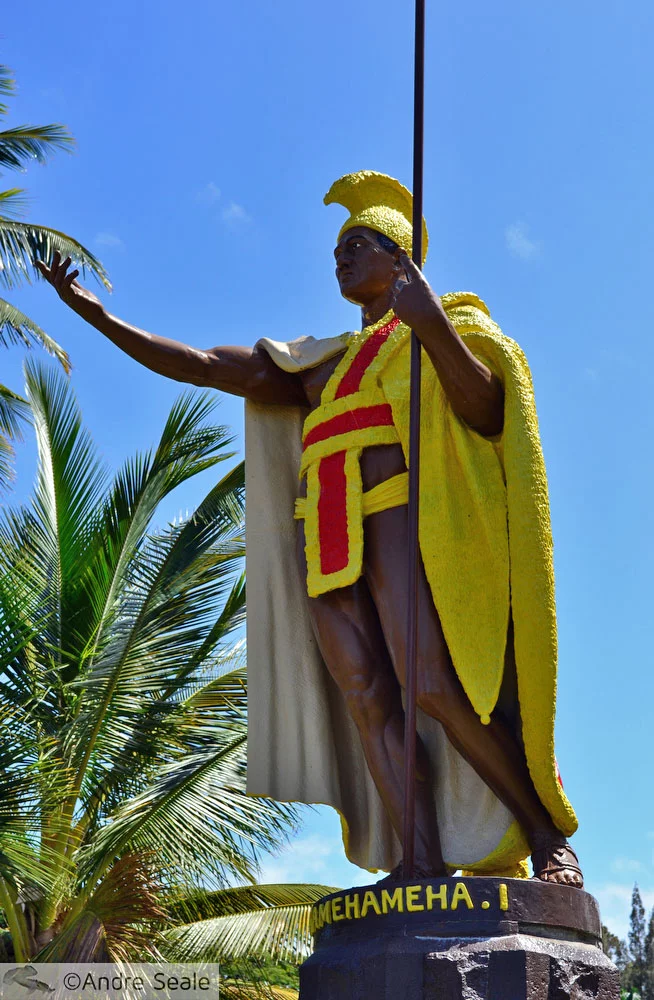 Estátua do Rei Kamehameha I em Kapa'au - Big Island - Havaí