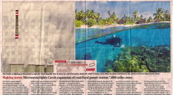 Coincidência na briga entre Micronésia e República Checa