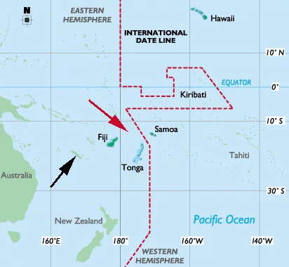 Mapa de Wallis e Futuna
