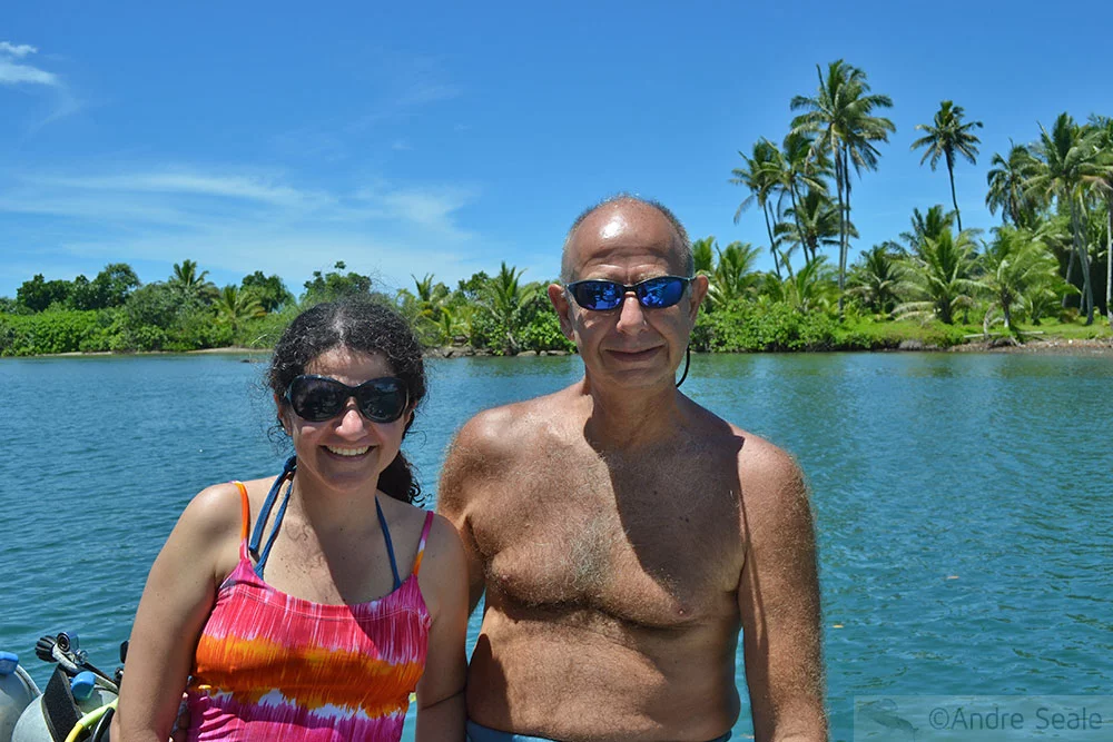 Uma Malla no Pacific Harbor, em Fiji.