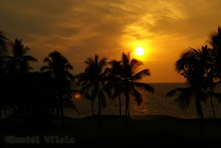 Por do sol no Havaí - viagem do Daniel Vilela