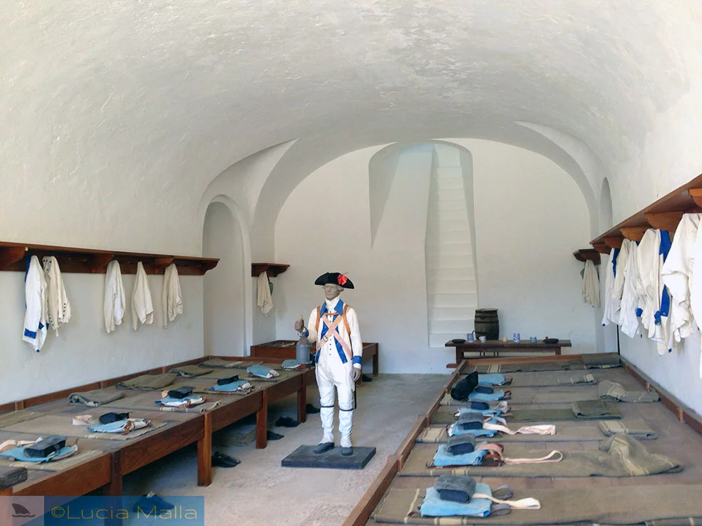 Quarto dos soldados - fortaleza San Juan