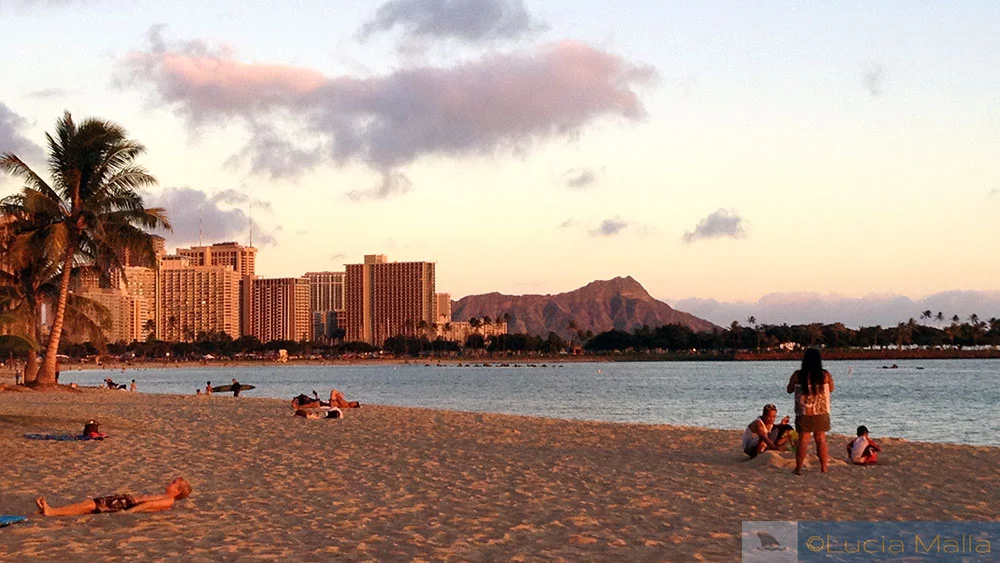 Dois dias em Oahu - Havaí - Waikiki Beach