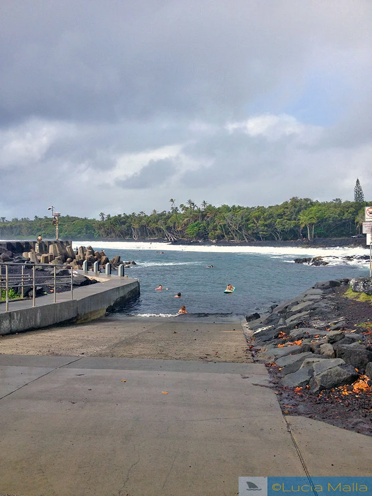 Para ver a lava no Havaí - aventura de barco - Píer de Isaac Hale - Big Island