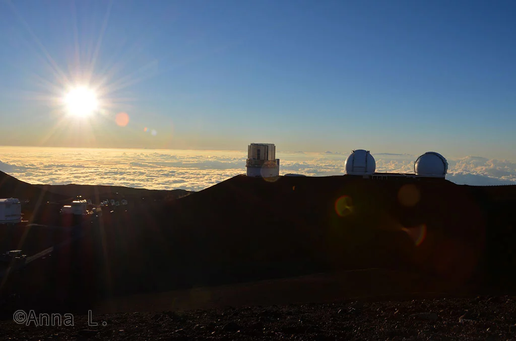 15 dias no Havaí da Anna - Por do sol no Mauna Kea