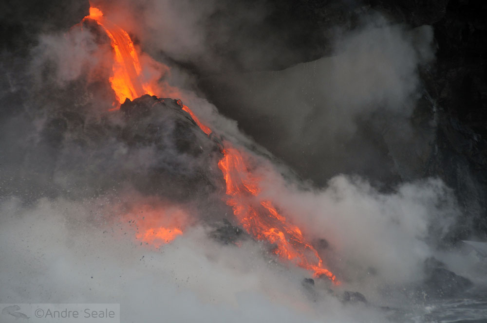 Lava de vulcão - Havaí
