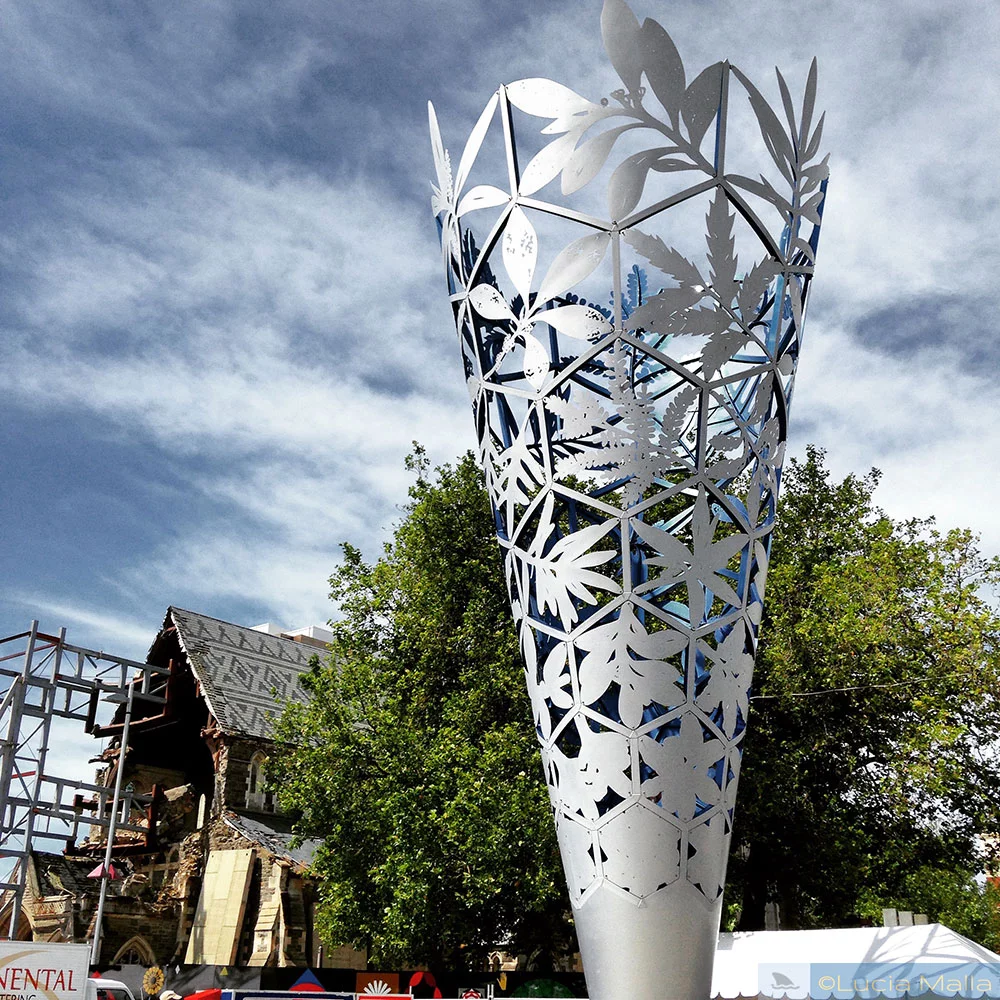 Roteiro Nova Zelândia em 12 dias - Escultura em Christchurch