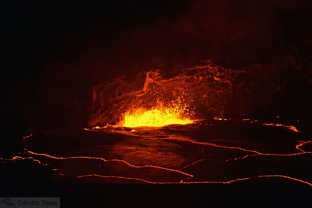 O espetáculo da erupção do Kilauea - vulcão na Big Island