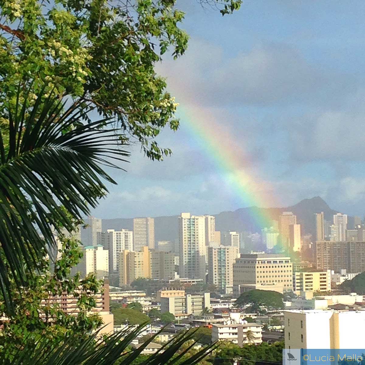 Arco-íris em Honolulu