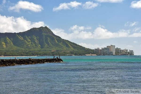 Elevaçãos dos Mares em Waikiki
