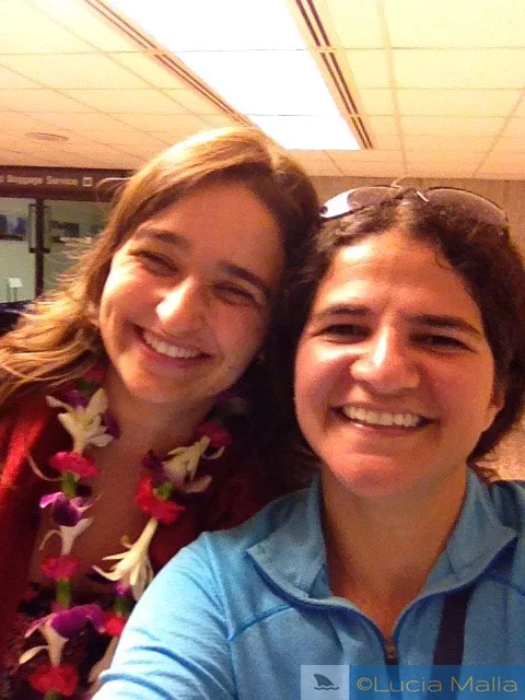 Lei para os amigos no aeroporto - Havaí