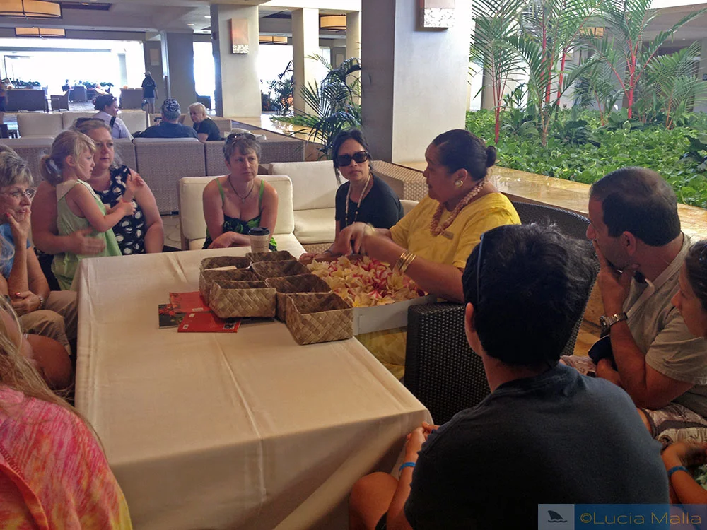 Aula de lei - Hawaii