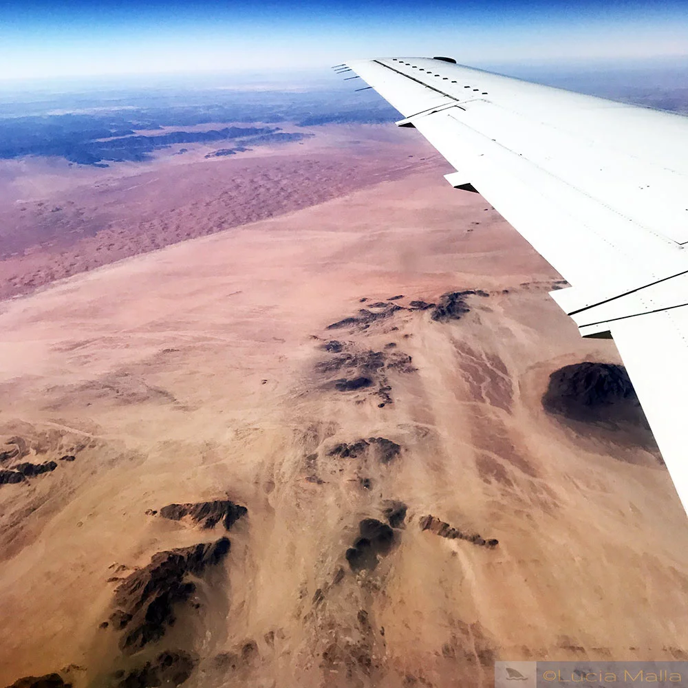 Vôo Walvis Bay - Cidade do Cabo - Deserto da Namíbia