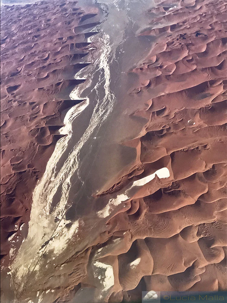 Sossusvlei - vista aérea - Namíbia