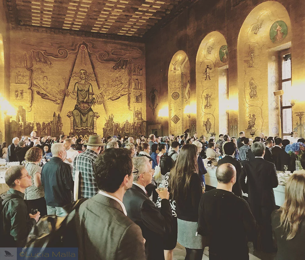 Golden Hall do Prêmio Nobel - Prefeitura de Estocolmo - Suécia