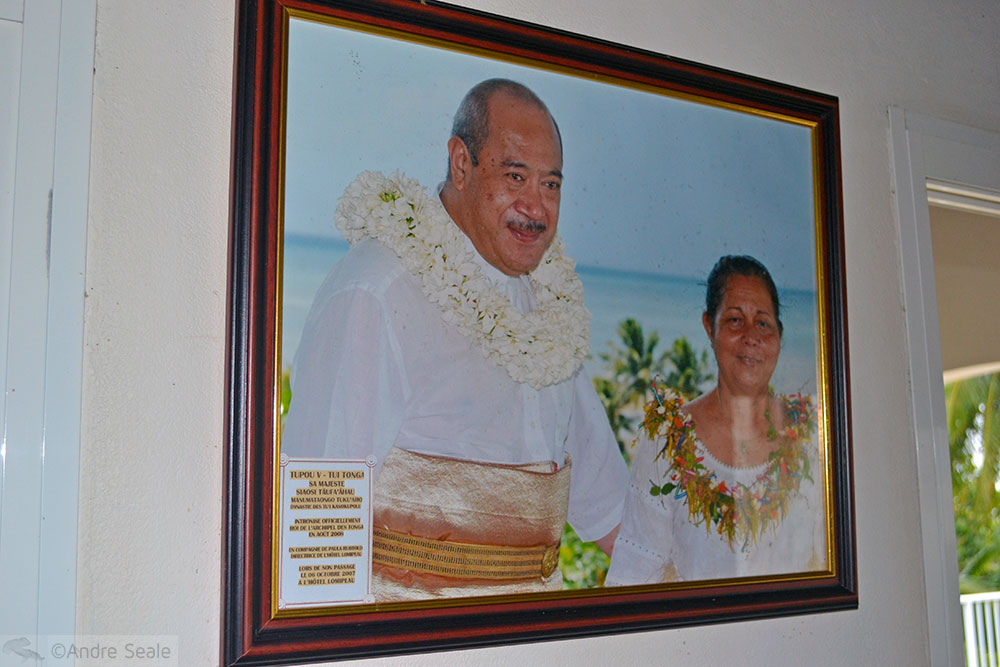 Foto do rei e rainha de Tonga