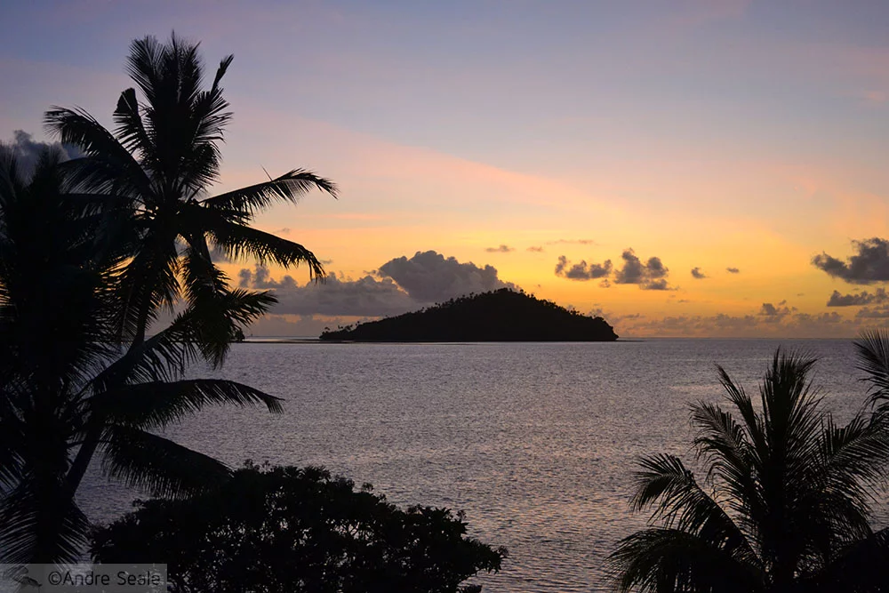 Por do sol em Mata Utu - Wallis & Futuna