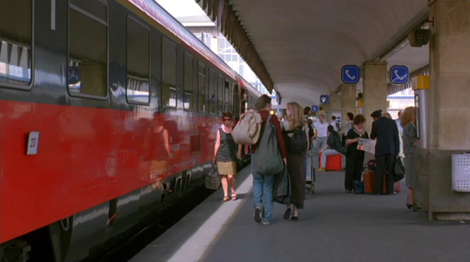 Estação de trem em Viena