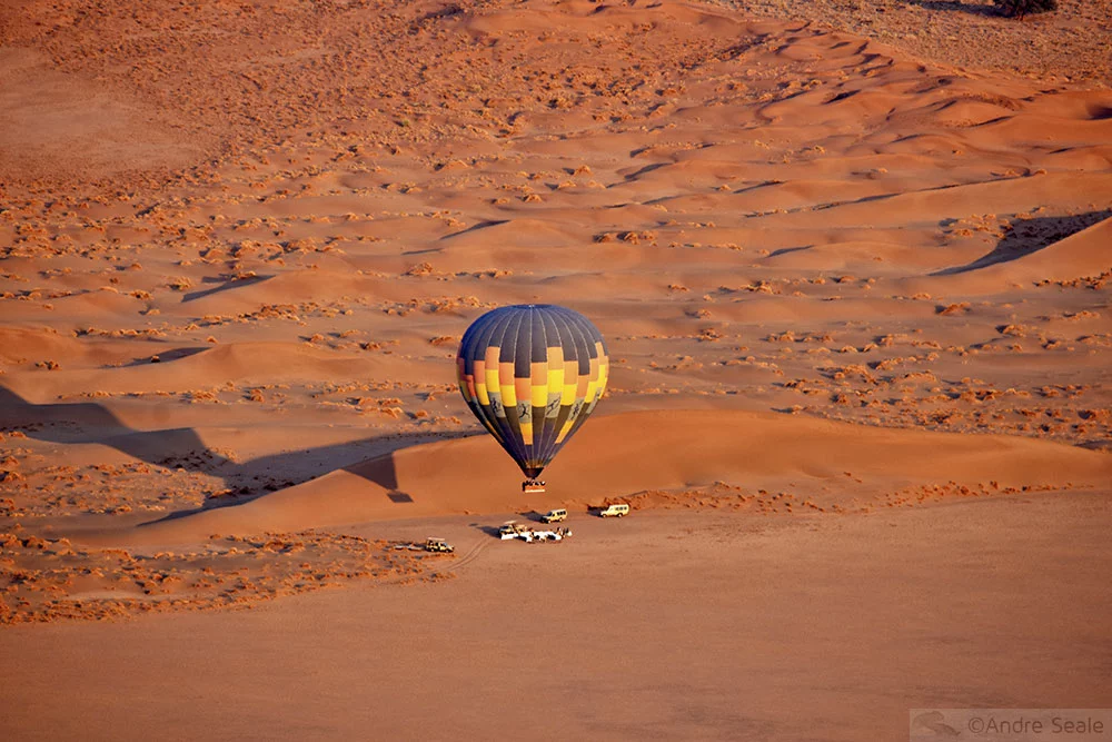 Balão na Namíbia - 14 anos da Malla