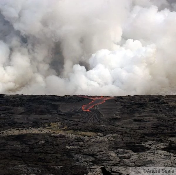 Caminhada na lava na Big Island - Havaí
