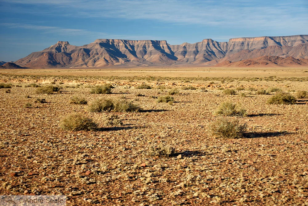 Estrada para Sosssusvlei - Cinco dias na Namíbia