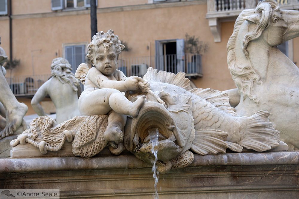 Detalhe - Fontana de Netuno