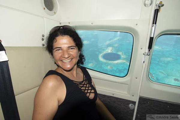 Visitar Great Blue Hole - vôo panorâmico