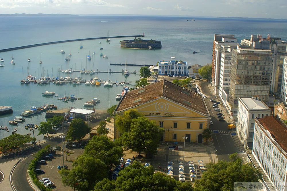 Darwin dormiu aqui - Vista de Salvador (BA) - Darwin na América do Sul